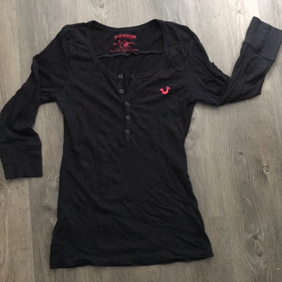 True Religion Tops - True Religion 3/4 sleeve tee